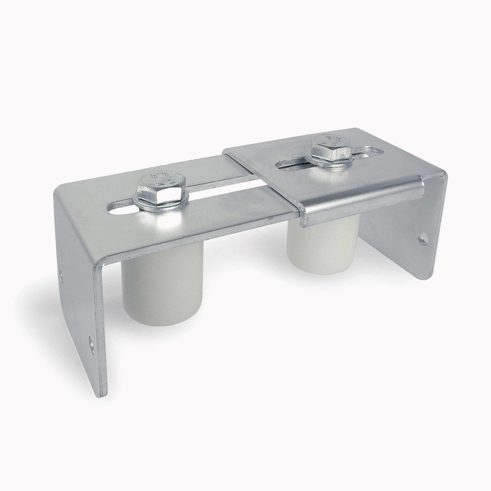 Prilagodljiva vodilna plošča za drsna vrata za vijačit za dva stebra