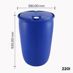 HDPE bačva 220l plava