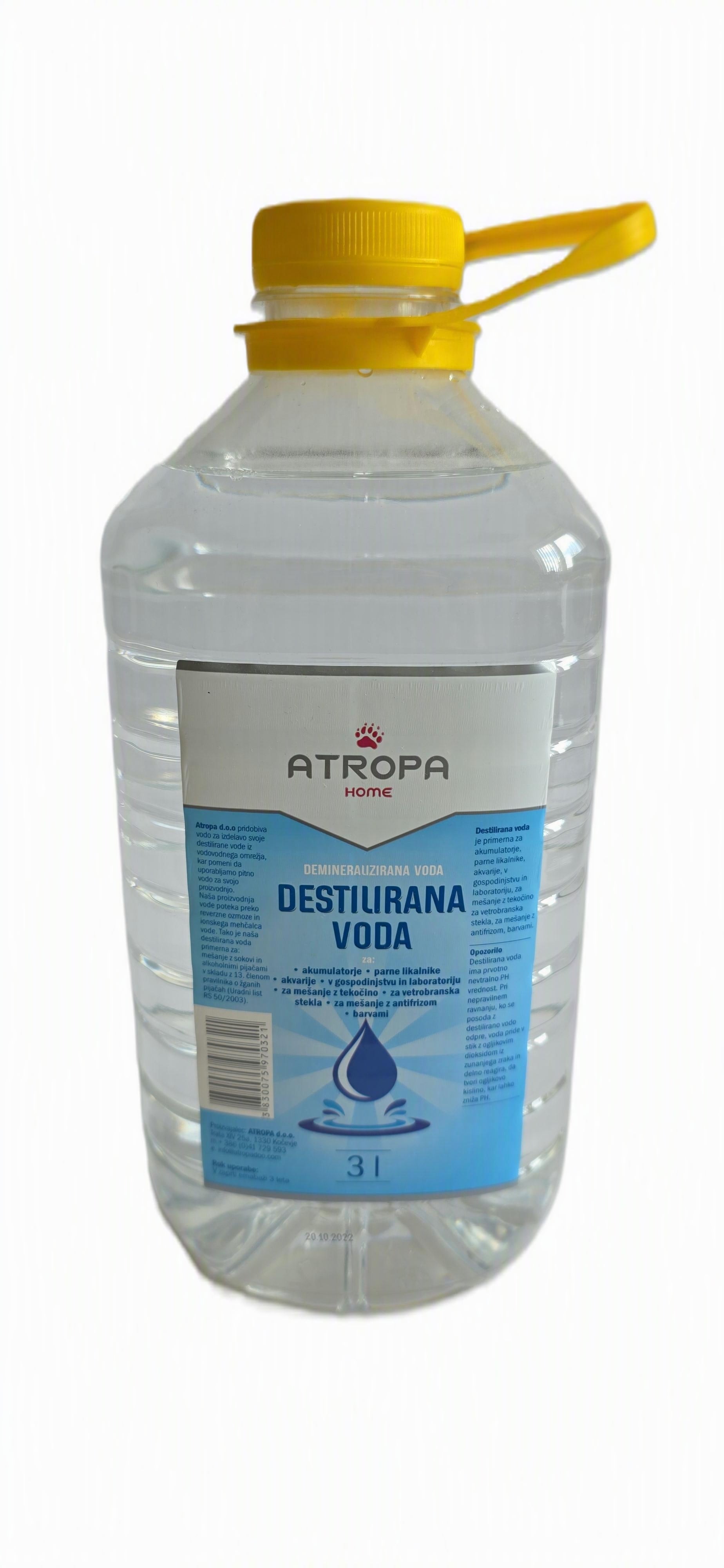 Atropa destilirana voda